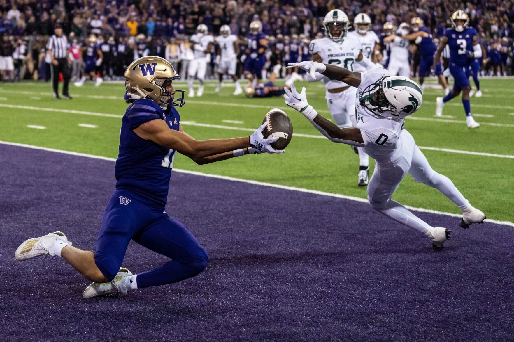 APTOPIX Michigan St Washington Football